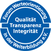 FWW Melanie Bieber, Trägerin des Siegels "Qualität - Transparenz - Integrität"