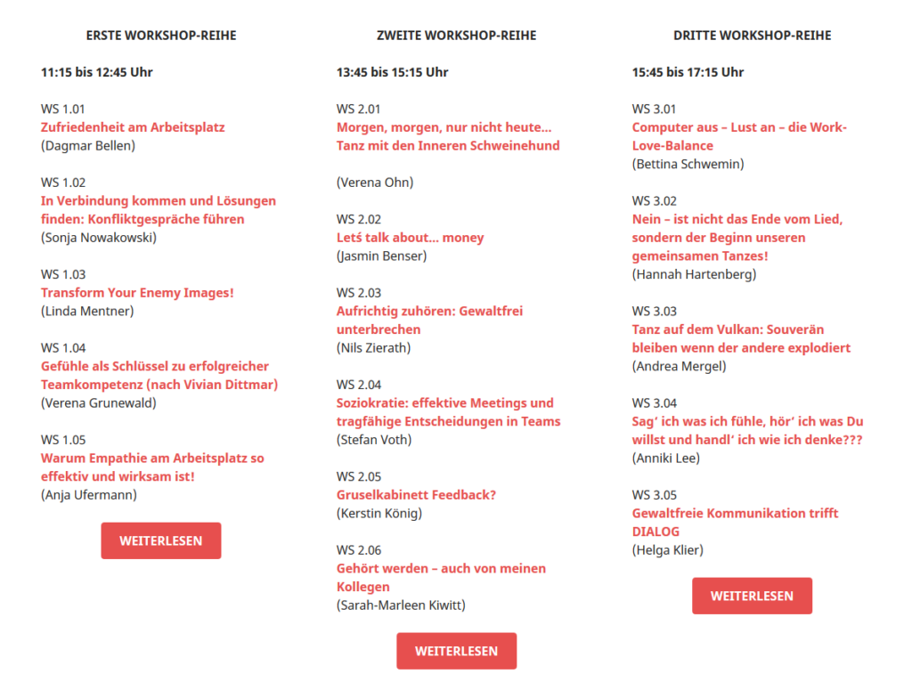 6. Bonner GFK-Tag Programm